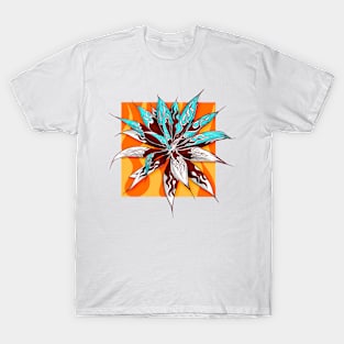 Spiky flames leaves T-Shirt